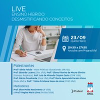 Programa de capacitação para professores realiza live sobre ensino híbrido