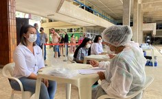 Testagem na Reitoria