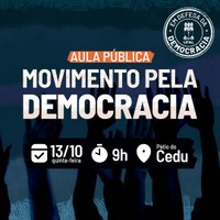 Docentes da Ufal promovem aula pública em defesa da democracia e das Ifes