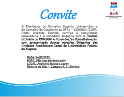 Novos representantes do Consuni e Cura serão empossados nesta terça