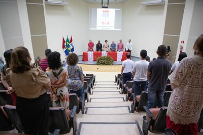 Cerimônia de abertura das festividades em comemoração pelo Dia do Servidor Público