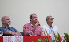 Professor Alexandre Lima na abertura do evento