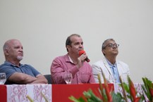 Professor Alexandre Lima na abertura do evento