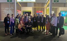 Professor Márcio Callado com participantes do evento