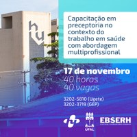 HU promove capacitação para médicos e demais profissionais de saúde