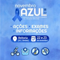 Reitoria fará ações voltadas à saúde do homem nos dias 22 e 23 deste mês