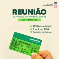 Proginst convoca reunião com servidores sobre o Plano Unimed