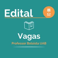 Educação a Distância abre inscrições para professor bolsista da UAB