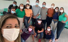 Equipe da CQVT e servidores que participaram do treinamento