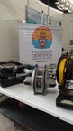 A sonda multiparamétrica e o ROV atraíram curiosos ao estande da Expedição. Foto: Rose Ferreira