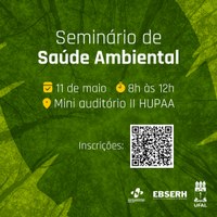 Hospital Universitário debate saúde ambiental na próxima quarta-feira (11)