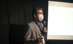 O convidado do evento, Alex Rosa