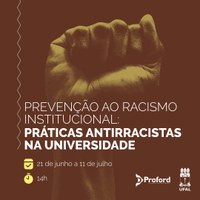 Prevenção ao racismo é tema de capacitação para professores