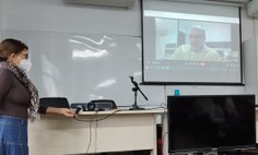 Reitor Josealdo Tonholo participa da abertura por teleconferência / Foto Jarman Aderico