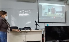 Reitor Josealdo Tonholo participa da abertura por teleconferência / Foto Jarman Aderico