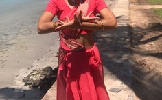 Professora Ana Oliveira, na cidade de Maceió, durante o processo de preparação para a prova