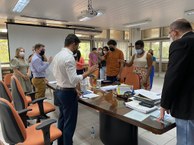 Momento do Juramento e leitura do Termo de Ética