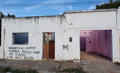 Casa desapropriada após extração irregular do sal-gema