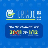 Ufal segue governo do estado e transfere feriado do dia 30 para 1º de dezembro