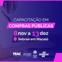 Universidade promove evento de capacitação sobre compras públicas