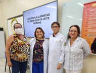 Equipe de processamento e assistência do BLH em curso de segurança Alimentar no manuseio do leite humano