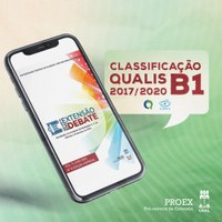 Revista Extensão em Debate conquista qualificação B1 no Qualis
