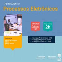 Veja o cronograma do curso de atualização em Processos Eletrônicos