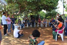 Atividade na comunidade do Vergel do Lago