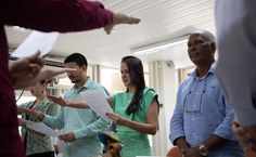 Cerimônia de posse - pró-reitora Wellington Pereira também deu as boas-vindas aos novos servidores