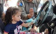 Crianças do Colégio Telma Vitória também participaram da atividade