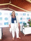 A gerente Diva Lessa no Encontro da Abeu