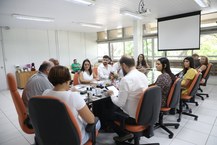 Solenidade de posse no gabinete do reitor