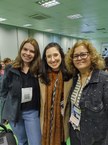 Priscila Muniz (jornalismo), Emanuelle Rodrigues e Sandra Nunes (relações públicas) no Encontro da Compós