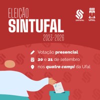 Comissão Eleitoral define para setembro eleição para direção do Sintufal