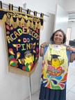 Professora Cida, da Adufal e do Ichca, confirmando presença no Bloco Acadêmicos do Pinto
