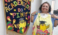 Professora Cida, da Adufal e do Ichca, confirmando presença no Bloco Acadêmicos do Pinto