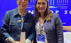 Presidente da Capes, Mercedes Bustamante, e a coordeanbdora do Foprop-NE, Iraildes Assunção, pró-reitora da Ufal