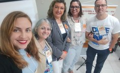 Manuela Callou, Mônica Montenegro, Luciane Stallivieri, Soanne Campos e Wagner Belo