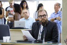 Bruno Morais também tomou posse no Consuni (Foto Renner Boldrino)