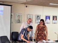 Servidor Edson Lima também tomou posse como conselheiro