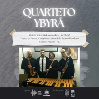 Quarteto Ybyrá realiza apresentação no Teatro de Arena