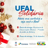 Ufal participa pela primeira vez da campanha Papai Noel dos Correios