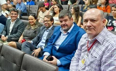 Reitor Tonholo, professor Pierre Barnabé e mais convidados