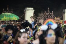 Filhinhos da Mamãe trouxe diversão, alegria e muita folia para pessoas de todas as idades (Foto: Renner Boldrino)