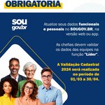 DAP informa sobre início do prazo para validação cadastral no SouGov