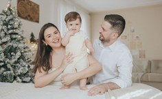 Letícia Anderson  em momento com a família