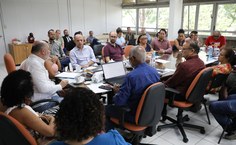 Reunião com o comando de greve dos técnicos da Ufal
