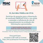 Servidora do Campus Arapiraca pesquisa avaliações de desempenho
