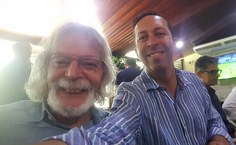 Professor Eliezer com João Xavier