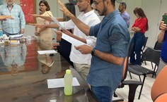 Juramento dos novos servidores